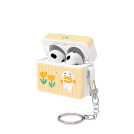 [S2B] Kakao Friends April Shower AirPods3 Compatibility Carrier Combo Case - Apple Bluetooth Earphones All-in-One Case - Made in Korea